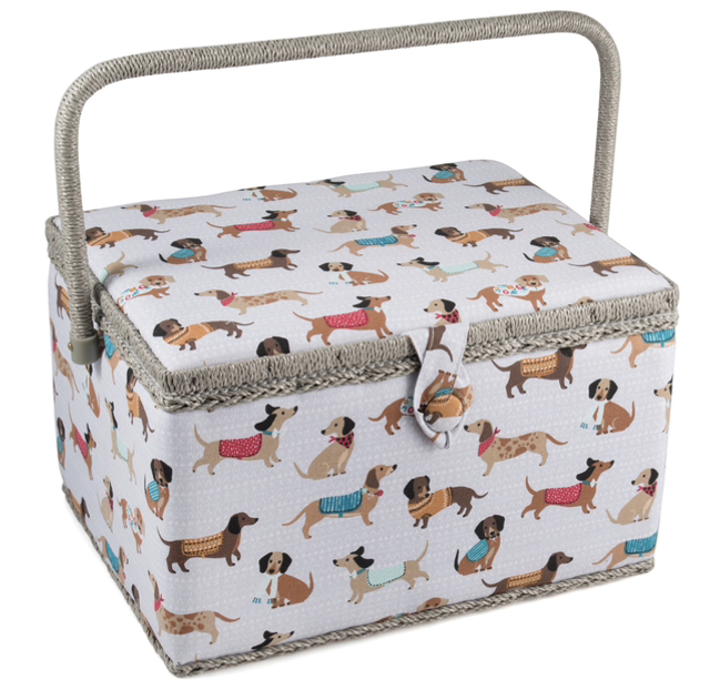 Sausage Dog (L) Sewing Box by Hobbygift