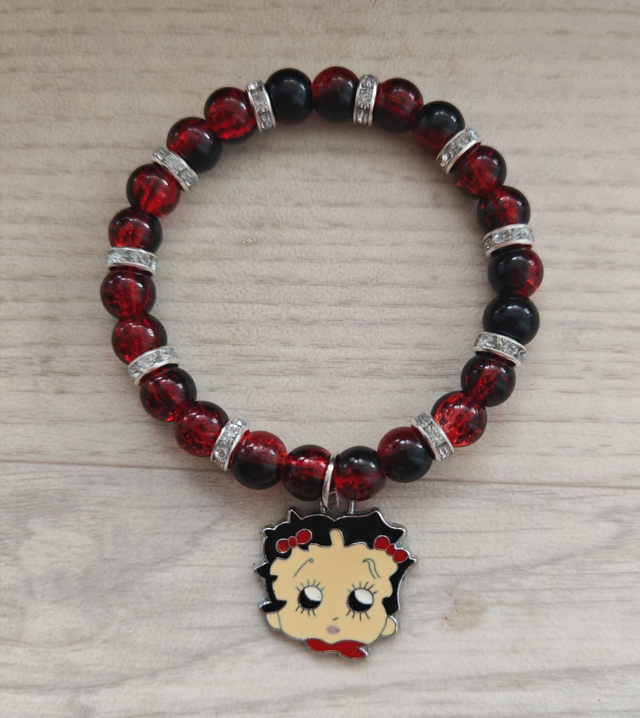 Betty Boop Beaded Bracelet 