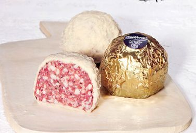 Saltufo Gold, Feinste Salami. Sommertrüffel. Extra viel Parmigiano Reggiano.