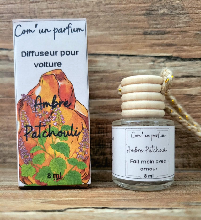 Diffuseur pour voiture Ambre Patchouli 