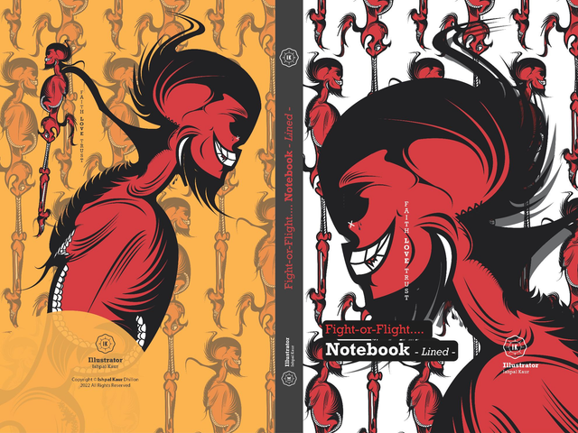 Fight-or-Flight.... Notebook - Lined -