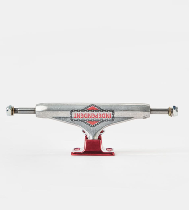 Independent Stage 11 Trucks Forged Hollow Chain Breaker Red/Silver (Pair)