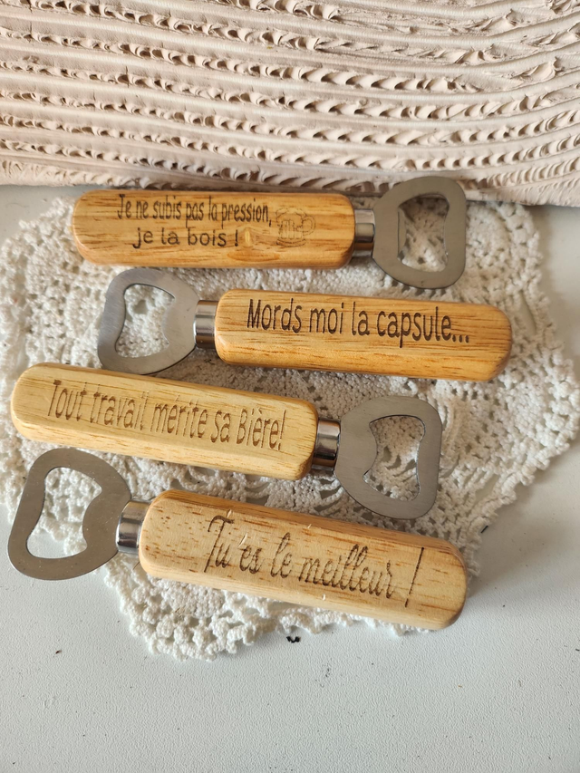 Décapsuleur à graver