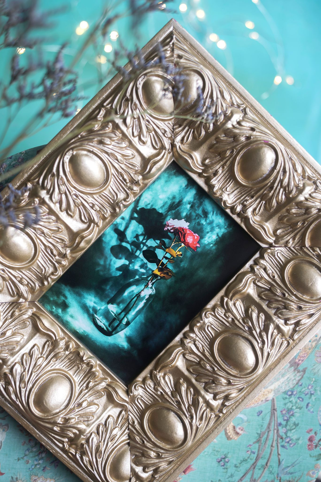 Tirage "La Reine Blanche &amp; La Reine Rouge" encadré