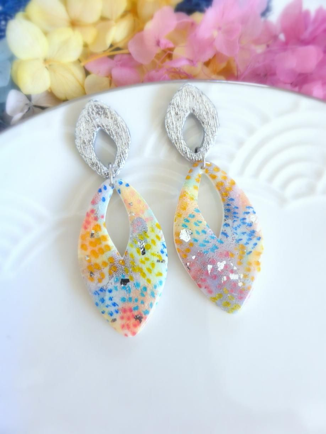 Boucles d'oreilles gouttes - Courbe réinventée