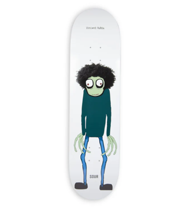 Sour Solution - Vincent Huhta "Fingers" Skateboard Deck - 8.25"
