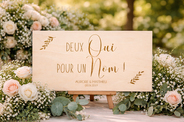 Panneau Mariage 