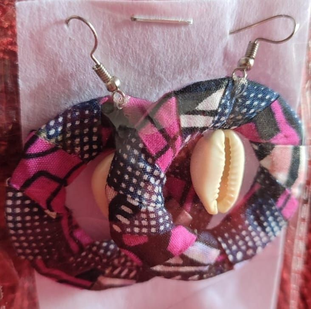 Boucles d'oreilles fait main en Wax