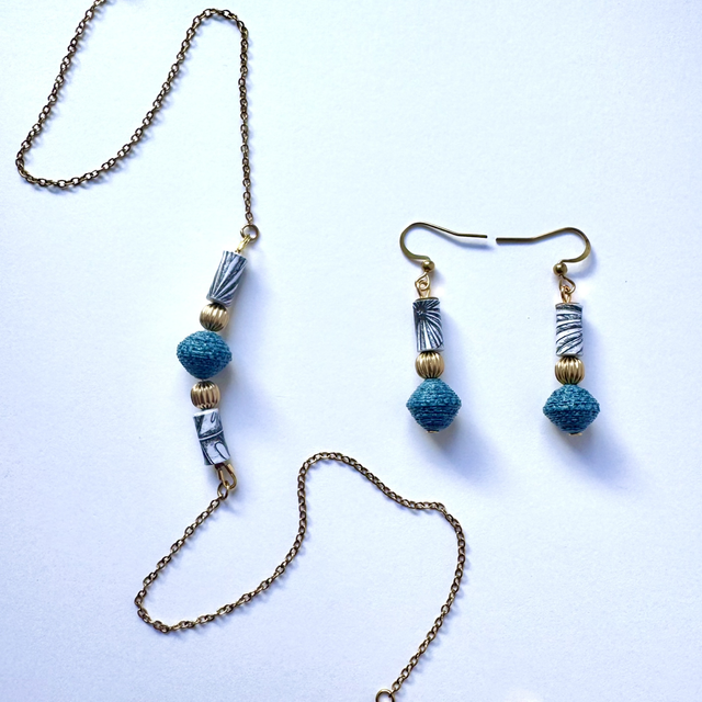 Parure « Papiérine »