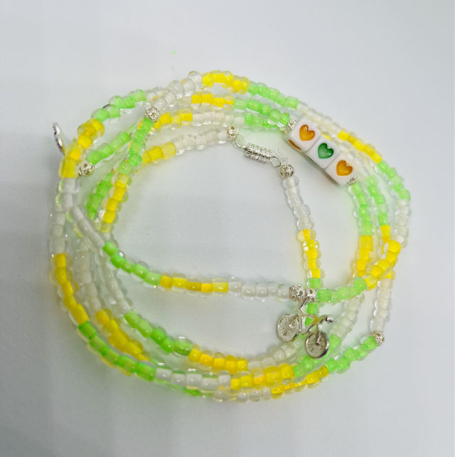 Waist beads Yelly Greeny 