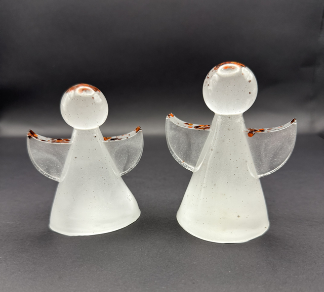 Anges de Noël phosphorescents Lot de 2 