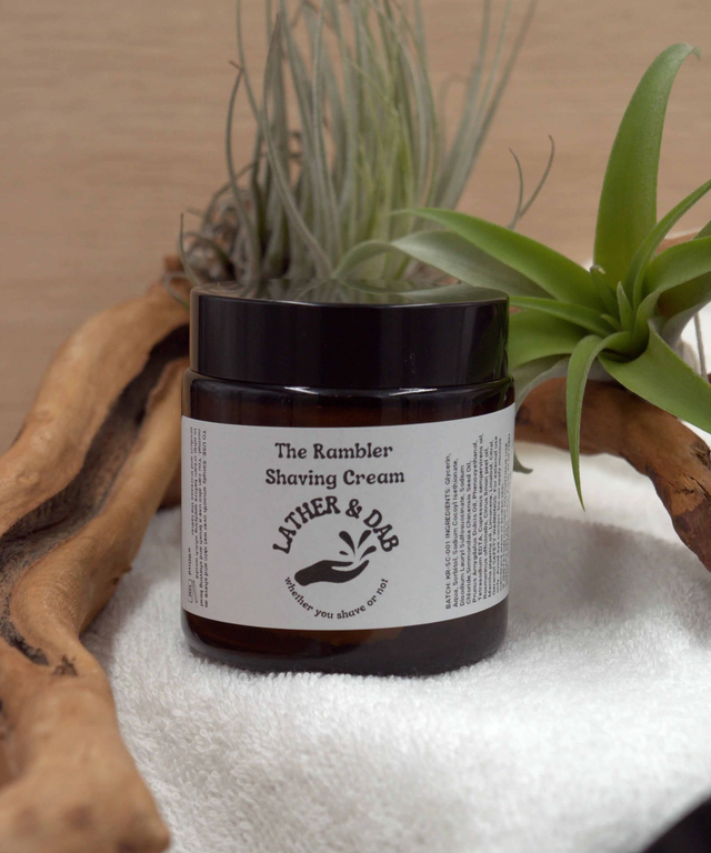 Shave Cream: The Rambler with Cypress, Rosemary, Lemon, and Peppermint Essential Oils