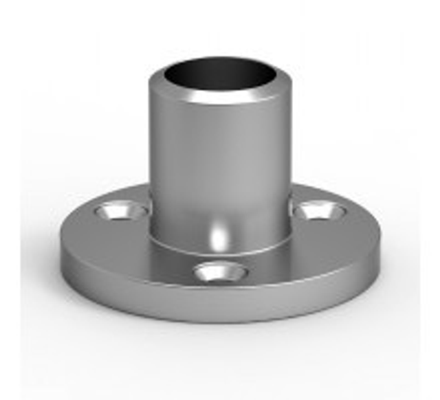 Kotvící příruba výplně 16mm přímá, Barva Imitace nerez