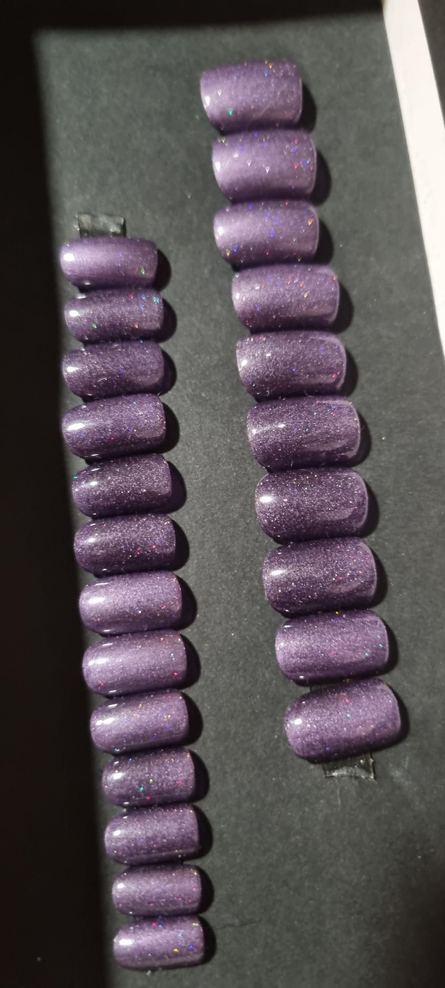 Violet glitter Carré S