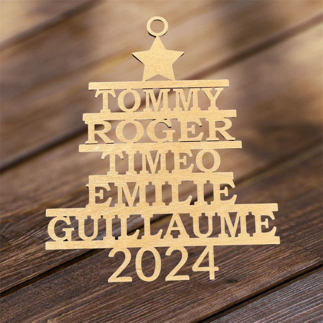 Arbre sapin prénom 
