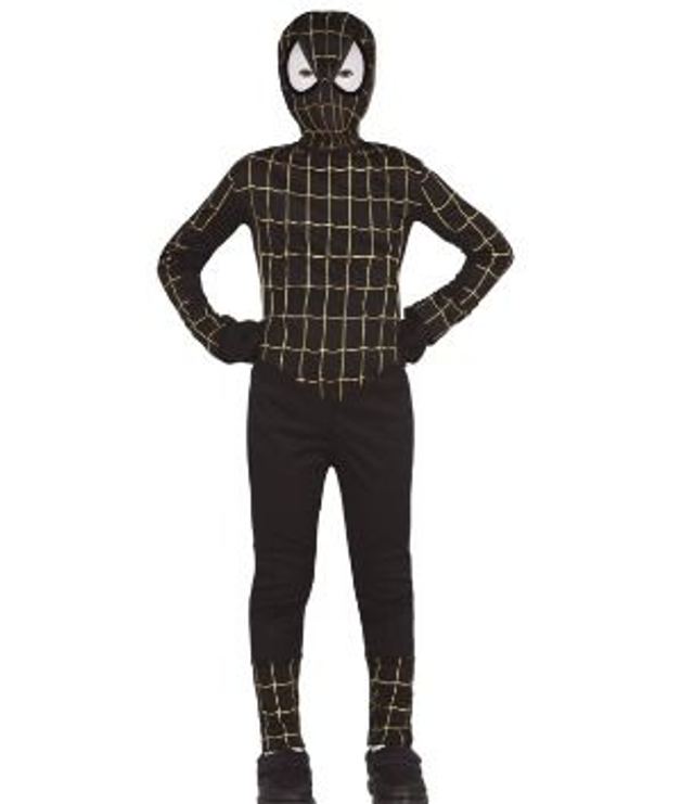 CARNEVALE , COSTUME  BLACK SPIDER 