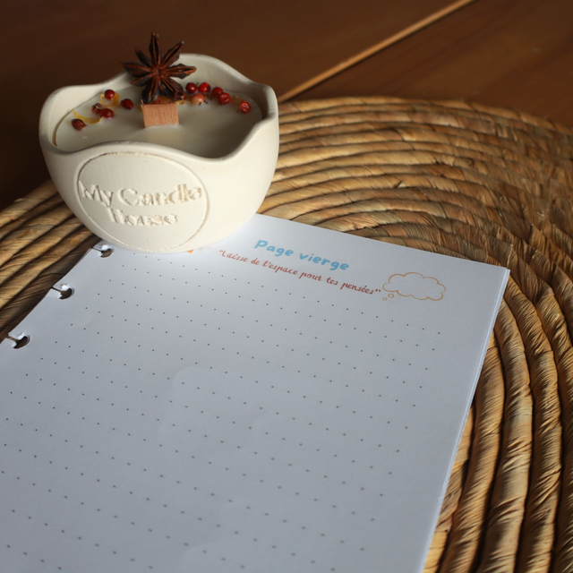 Recharge 50 Pages de Notes à Points + Recharge bougie (en option)