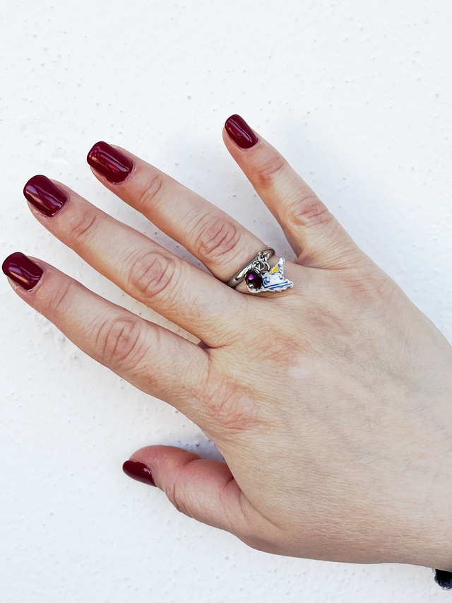 Anello Febbraio Fatto a Mano Regolabile Personalizzato per il Mese di Nascita