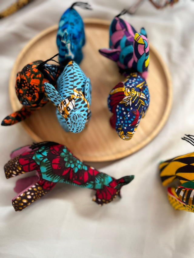 Afrikaanse knuffel mini diertjes (3stuks)