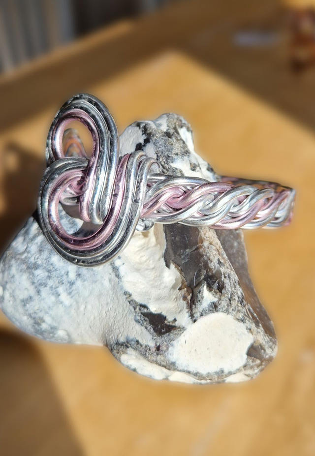 Armreifen in Silber/Rose     Armband, Armschmuck