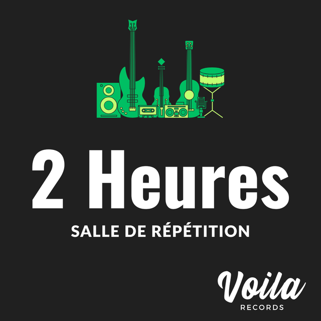 Salle de répétition - 2h