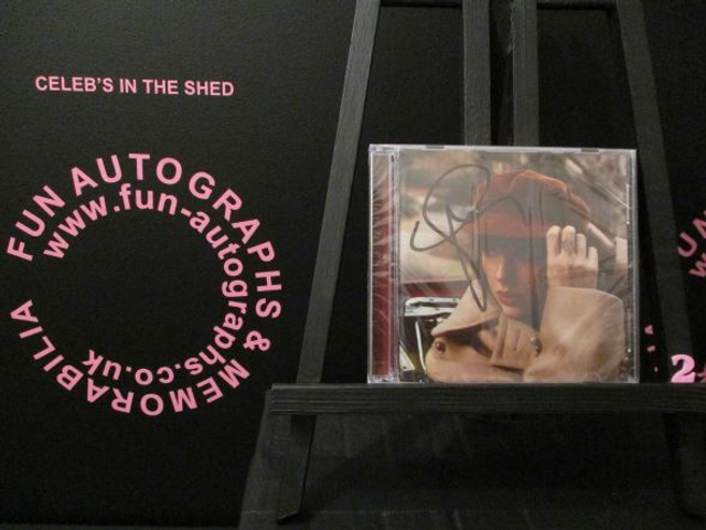 Taylor Swift - 'Red Taylor's Version' Authentic Autographed Album Cover (2)