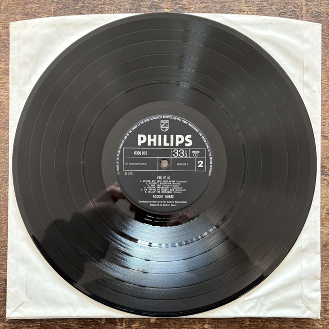 Rockin' Horse Yes It Is 1971 LP Philips Black Vinyl Stereo Record Album
