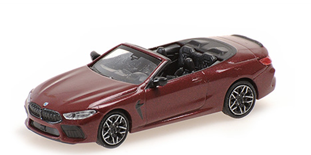 BMW M8 Competition Cabriolet 2019 Rot met.  Minichamps 1:87