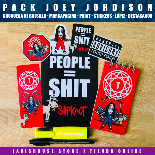 Pack Papelería Joey Jordison