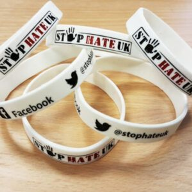Stop Hate UK Wristband