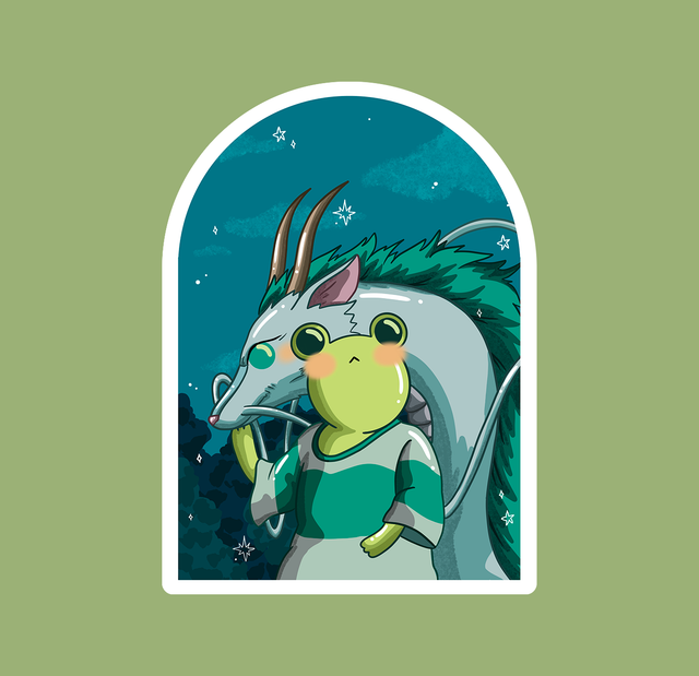 Voyage de Chihiro 2 - sticker