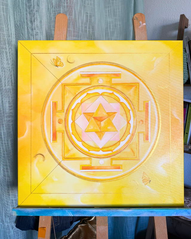 "Soleil central" 5Ox50 cm