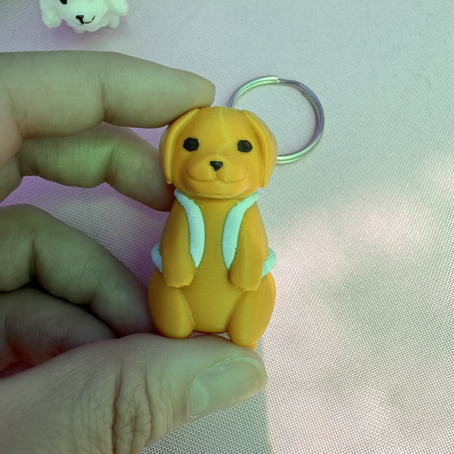 Llavero perrito mochila