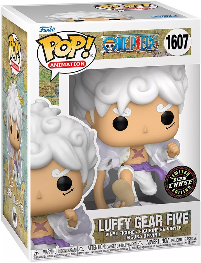 Funko POP 1607 figure One Piece Luffy Gear Five Glow Chase