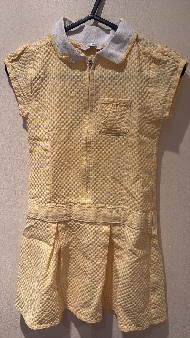 Summer Dresses Yellow Age 5-6 (D43)