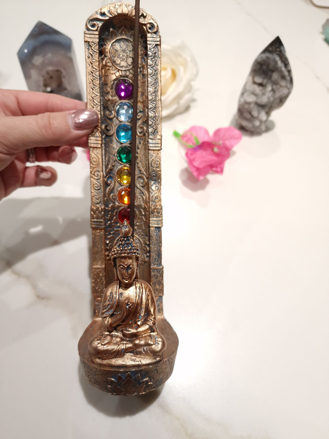 Chakra &amp; Buddha Incense Holder 