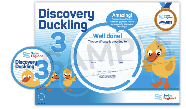 Discovery Duckling 3 Certificate