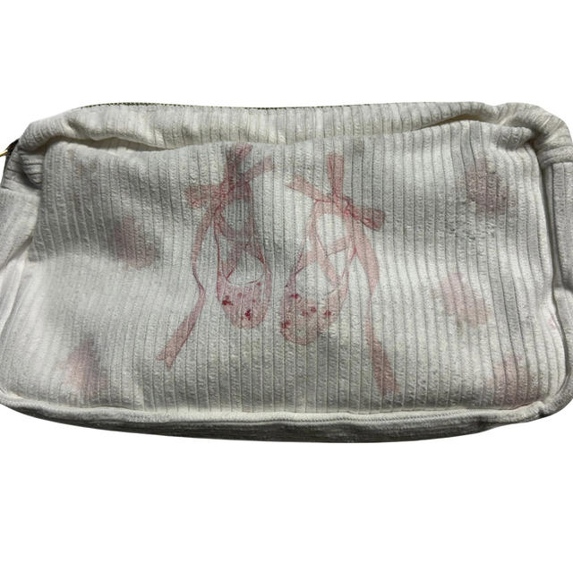 White Ballerina pencil case 
