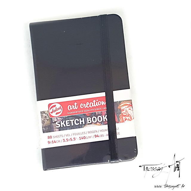 TALENS - CARNET DE CROQUIS NOIR 9*14CM - AM017