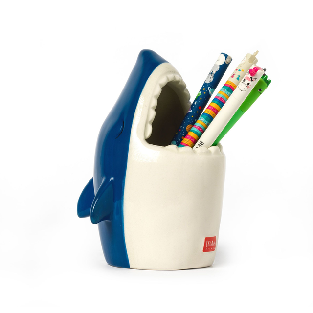 Portapenne in Ceramica Shark - Desk Friends