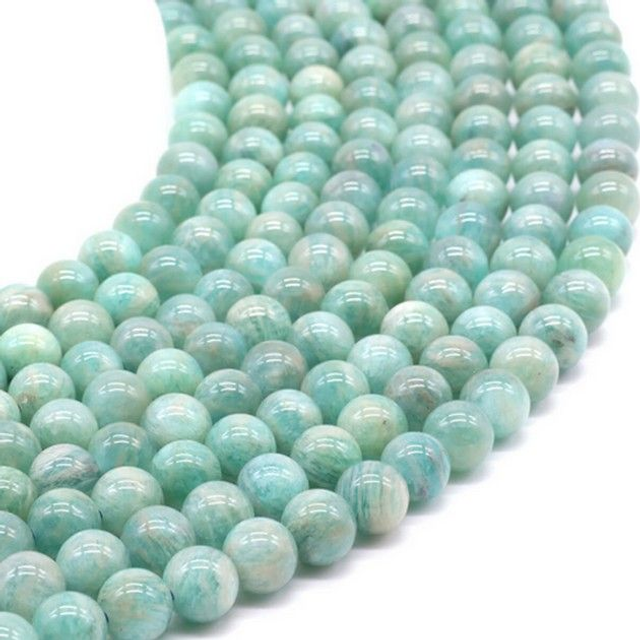 "Amazonite" - fil de perles