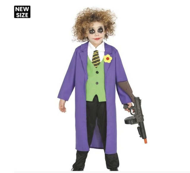 halloween ,   87322  GIULLARE PAZZO BAMBINO 7 - 9  ANNI 