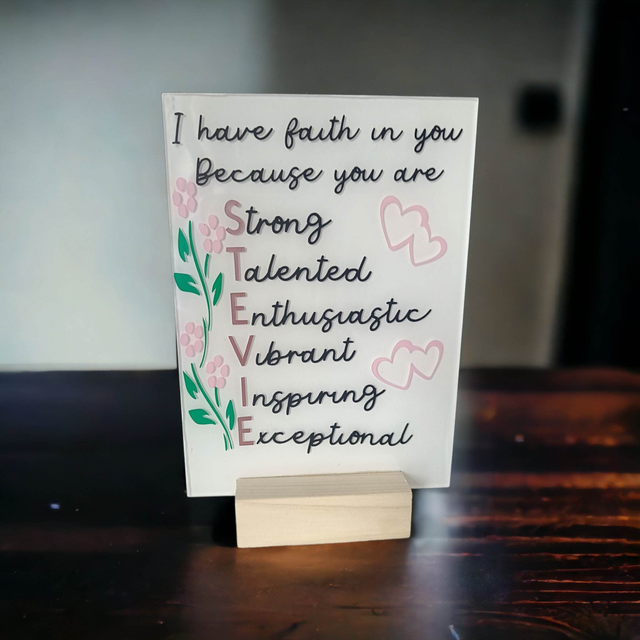 Personalised Affirmation Sign
