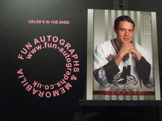 Pavel Bure - NFL 1997 Donruss Studio Ice Hockey Original 10x8 Trading Card #14 (A)