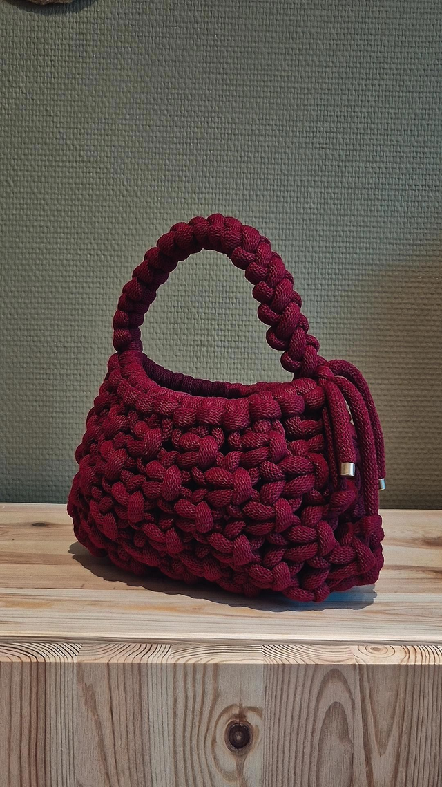 Sac à main "Celia" - Couleur  rouge bordeaux 
