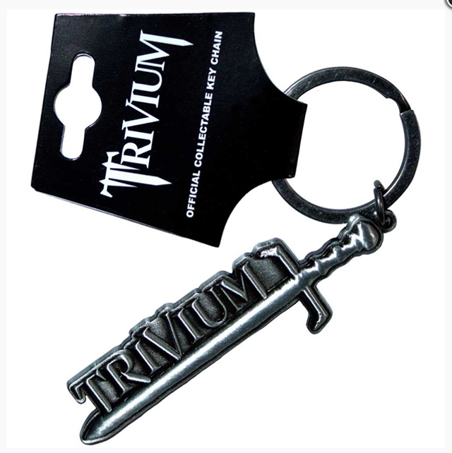 TRIVIUM KEYCHAIN: SILVER SWORD