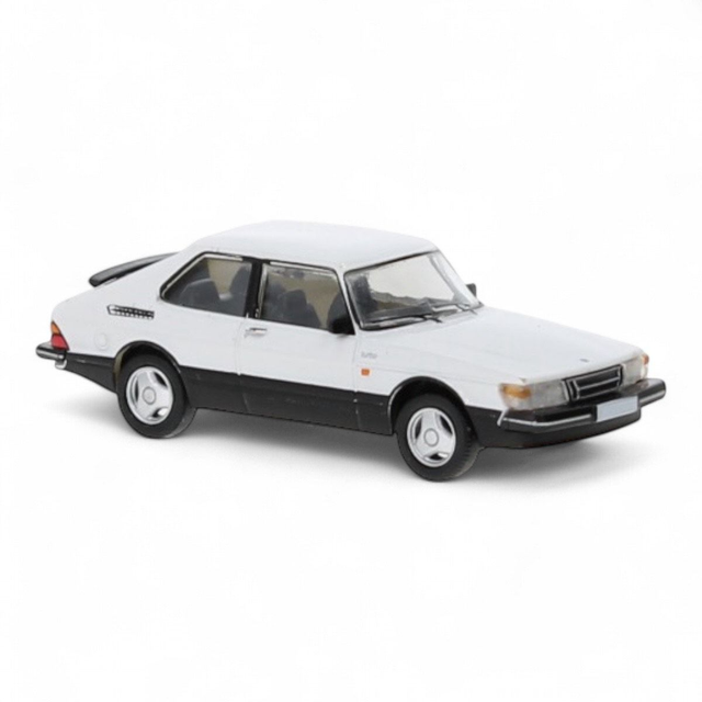 Saab 900 Turbo (1986) PCX87 wit 1:87
