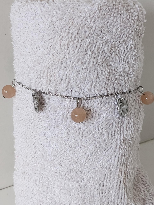 Bracelet breloque pierre de soleil