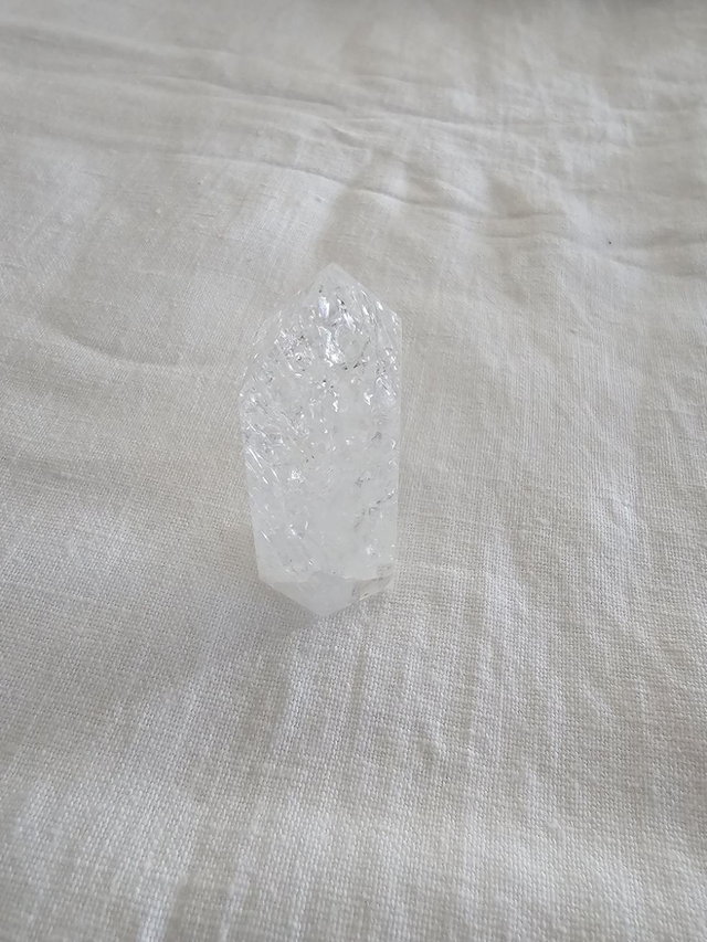 pointe cristal craquelé