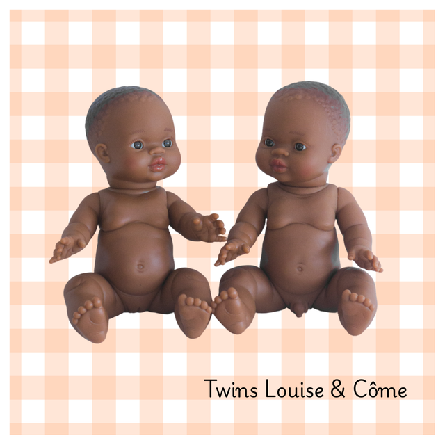 Poupées twins Louise et Côme